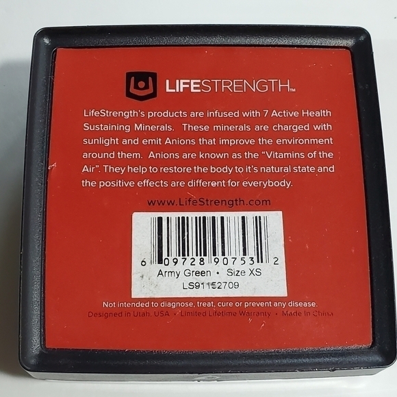 Lifestrength sz XS Army Green Restores body to Natural state - Picture 2 of 10